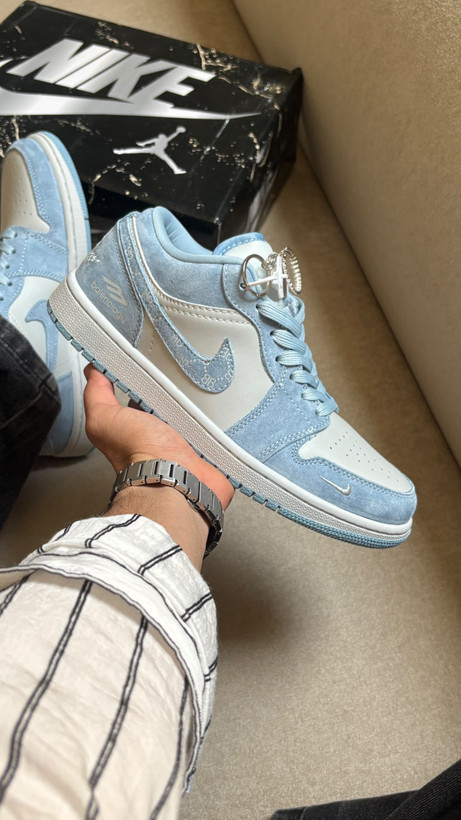 کفش نایک دانک لو بلو پیسلی زنانه |مردانه| Nike Dunk Low Blue Paisley